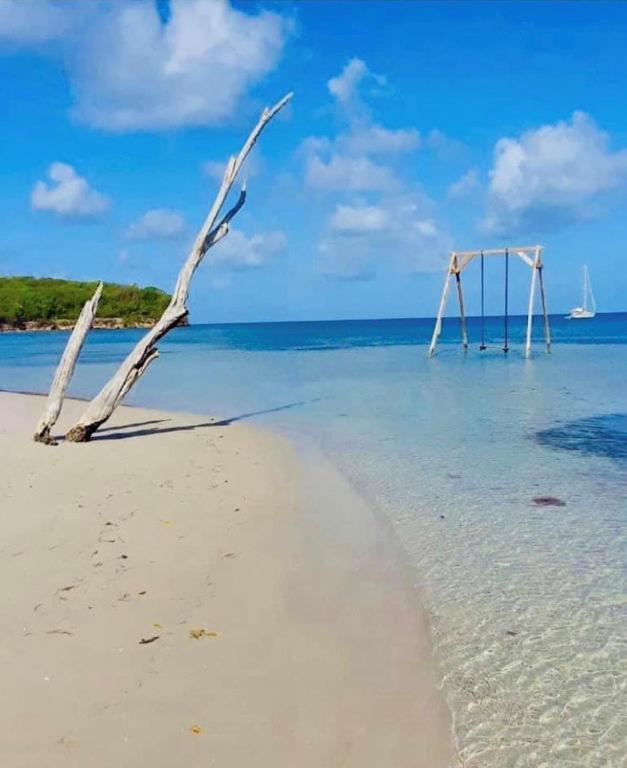 - Les Pieds Dans L'Eau A 50M De La Plage, Cote Mer Caraibe - Domaine De L'Anse Caritan - Sainte-Anne - 외부 사진